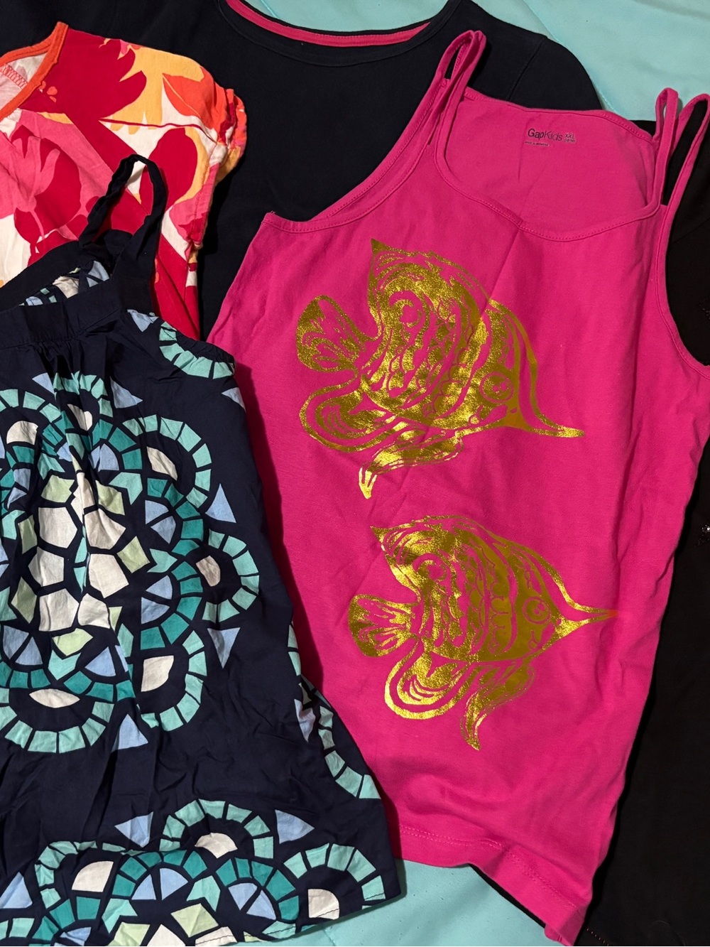 Lot of 5 Gap Kids Girl's Mix & Match Tops Set - Size XXL (14-16)